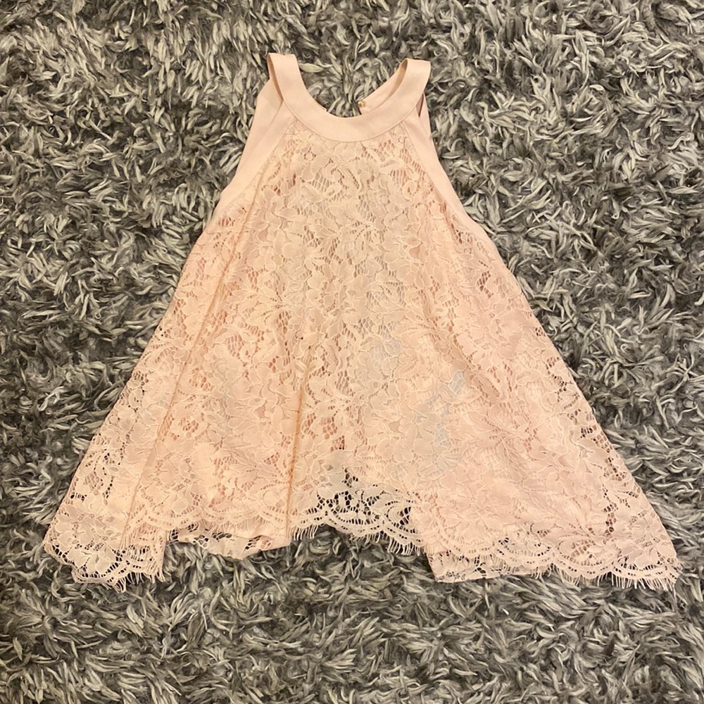 Bebe blush colored  blouse small